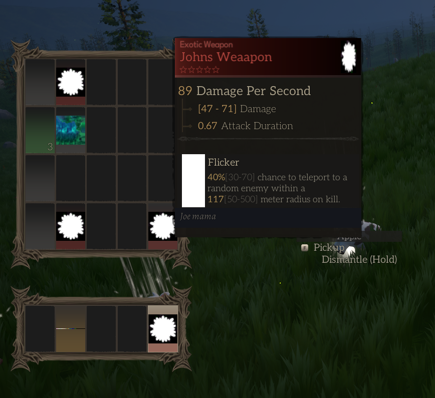 An example item
